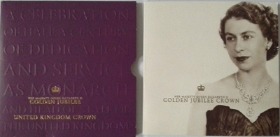 2002 £5 BU Coin Pack – HM QEII Golden Jubilee - Click Image to Close